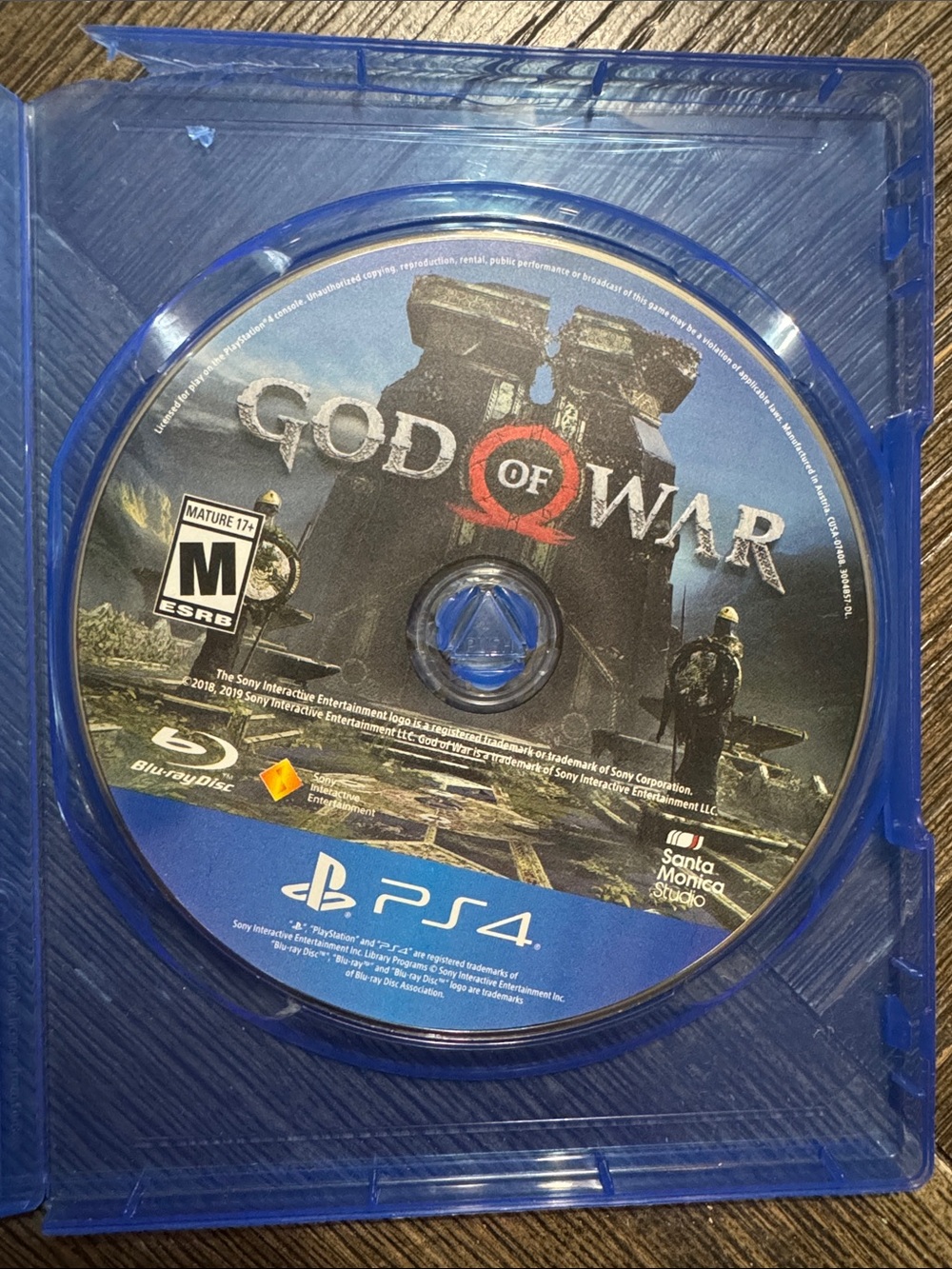 God of War PS4 Game Disc Only in Original Case | PlayStation 4 | 2018